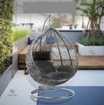 Décoration extérieure : fauteuil œuf pour terrasse et balcon