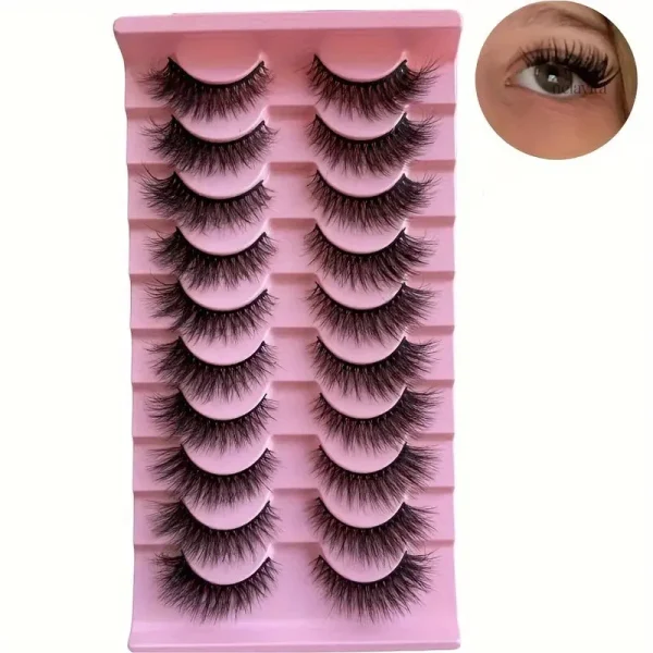 Lot de faux cils 3D, ajout de volume et confort au quotidien