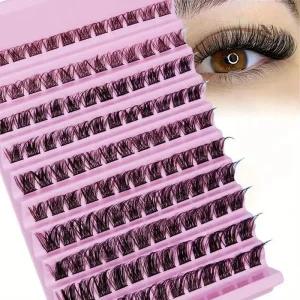 Faux cils en touffes pour un regard naturel et élégant