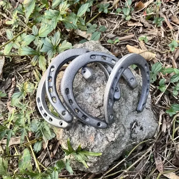 Porte-bonheur en fonte, fer à cheval décoratif pour la décoration