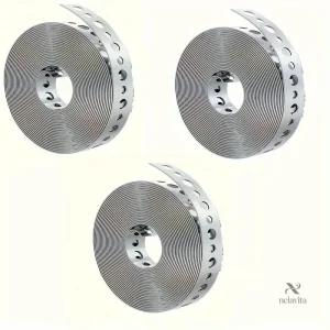 Feuillard perforé en acier galvanisé pour fixation industrielle