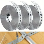 Bande métallique flexible pour support et fixation durable