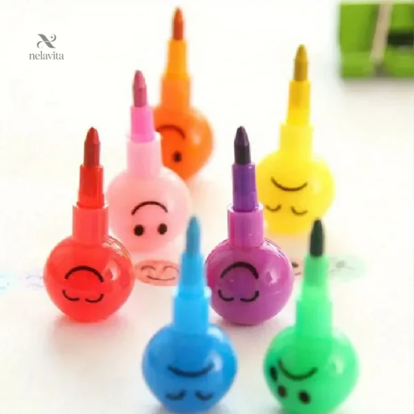 Crayons colorés en forme de billes, pour éveiller l'imagination