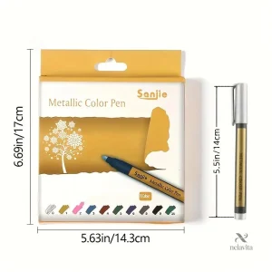 Marqueurs métalliques pour DIY et travaux manuels