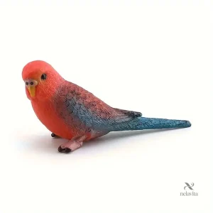Figurines Réalistes de Perruches en Résine – Décoration Colorée et Durable pour Projets et Espaces