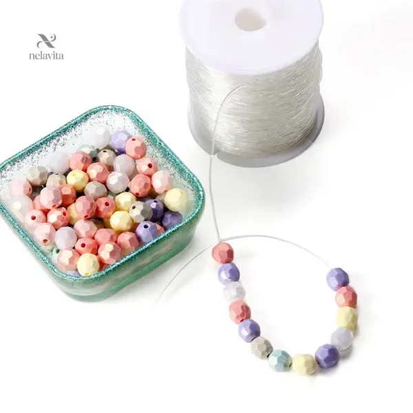 Fil transparent pour créations artisanales de bijoux