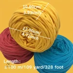 Fil épais en coton, idéal pour projets DIY tricot
