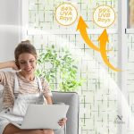 Film de fenêtre isolant thermique avec protection UV
