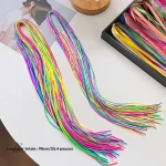 Fils colorés pour tresses enfant - accessoires cheveux fantaisie
