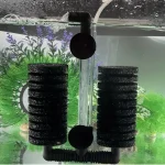 Filtre éponge double pour aquarium, filtration silencieuse