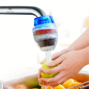Filtre Purificateur d’Eau pour Robinet – Système de Filtration à Charbon et Minéraux pour Cuisine et Nettoyage