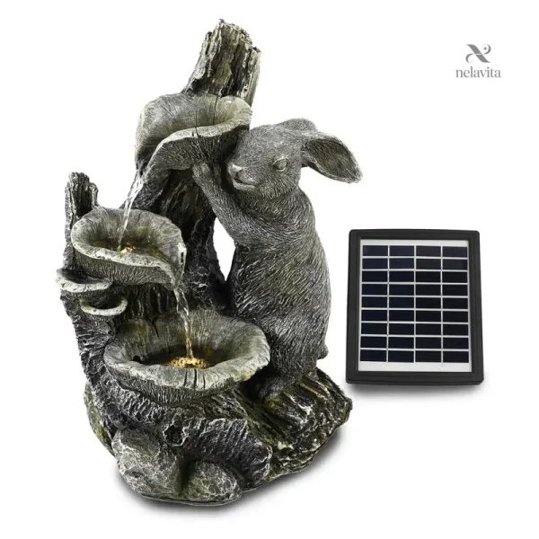 Décoration de jardin apaisante avec éclairage LED