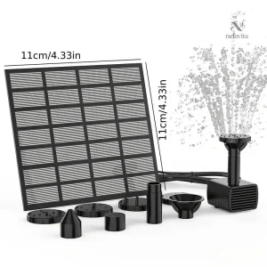 Système de fontaine alimenté par énergie solaire