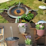 Pompe solaire pour pots et massifs de jardin