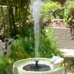 Pompe à eau écologique pour étangs et bains d'oiseaux