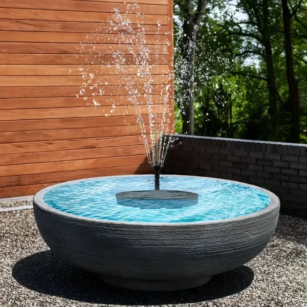 Système de fontaine solaire pour décoration extérieure