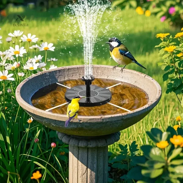 Système de fontaine solaire pour un environnement naturel