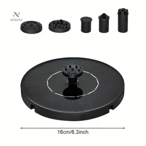 Fontaine solaire de jardin pour bassins et étangs