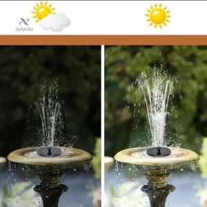 Système de fontaine solaire pour décoration extérieure naturelle