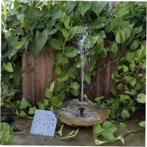 Fontaine solaire de jardin avec pompe écologique