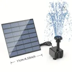 Décoration extérieure avec fontaine à énergie renouvelable