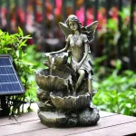 Fontaine lumineuse extérieure à énergie solaire pour votre espace vert