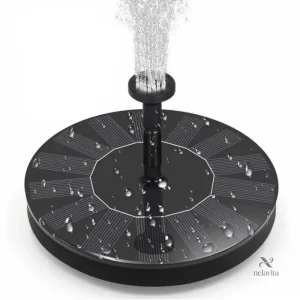 Fontaine Solaire pour Jardin et Bassin – Pompe à Eau Écologique avec Jets Décoratifs pour Étangs, Birdbaths et Jardins