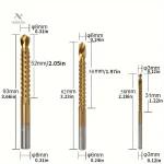 Cônes de perçage HSS, dimensions de 4 à 32 mm pour acier