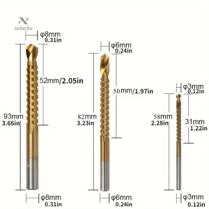 Cônes de perçage HSS, dimensions de 4 à 32 mm pour acier