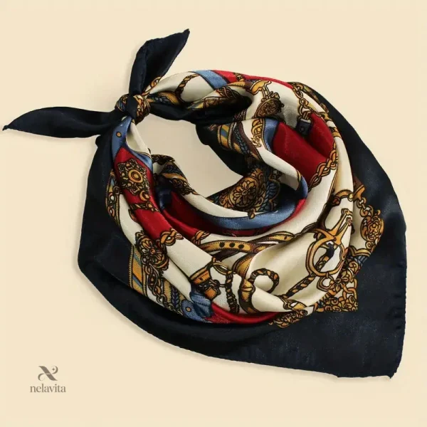 foulard-carre-en-soie-motif-equestre-rouge-et-dore-echarp-n9im4o-1