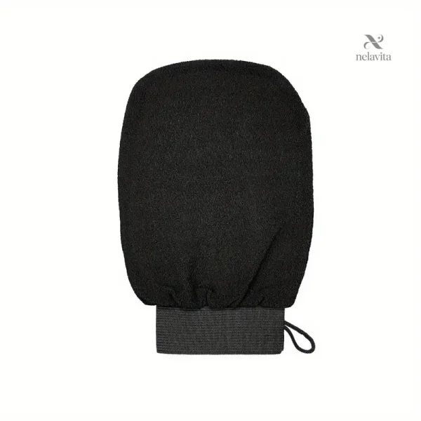 Gant exfoliant noir Kessa pour gommage corporel profond