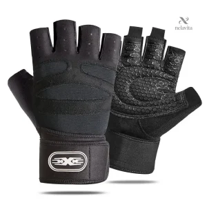 Gants de musculation antidérapants – Gants fitness avec protection paume et maintien poignet