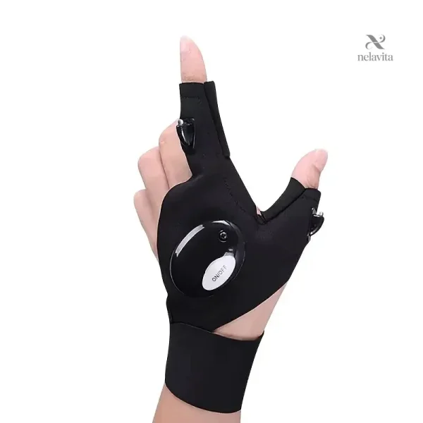 Gants lumineux pratiques pour travaux manuels en faible lumière