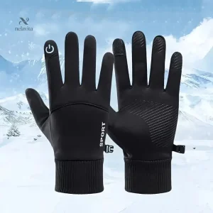 Gants tactiles homme hiver – Antidérapants, coupe-vent et résistants au froid pour sport et plein air