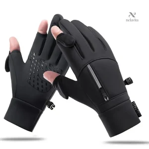 Gants tactiles homme hiver – Gants chauds imperméables antidérapants pour sport et moto