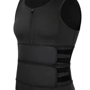 Gilet Sculptant Homme - Débardeur de Compression Ventre Plat & Maintien Dorsal