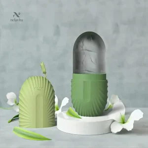 Glaçon Visage Réutilisable – Bâton de Glace Massage Anti-Poches & Teint Éclatant