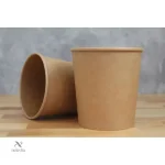 Gobelet en carton kraft écologique pour boissons chaudes et froides
