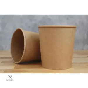 Gobelet en carton kraft écologique pour boissons chaudes et froides