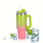 Gobelet isotherme dégradé arc-en-ciel pour boissons à emporter - vue 3