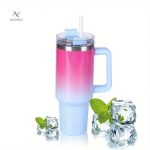 Gobelet isotherme dégradé arc-en-ciel pour boissons à emporter - vue 7
