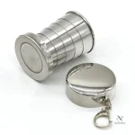 Gobelet pliable en acier inoxydable pour camping