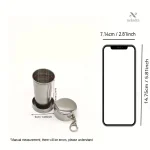 Tasse de voyage compacte avec porte-clés intégré