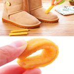 Gomme pour raviver l'aspect des chaussures en cuir
