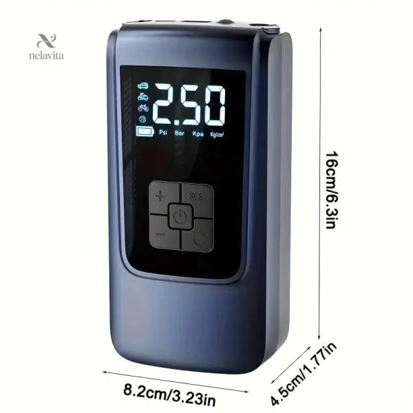 Pompe à air portable avec affichage LED