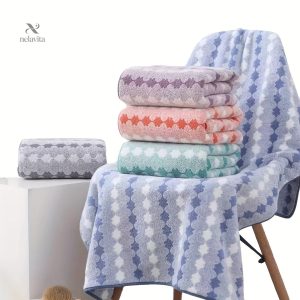 Grande serviette de bain confortable et absorbante