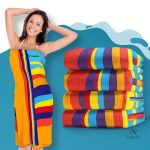 Serviette de plage douce et légère, idéale pour l'été