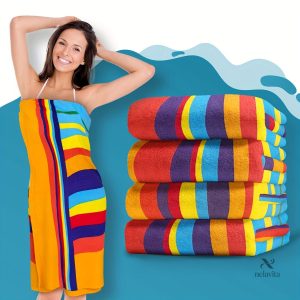 Serviette de plage douce et légère, idéale pour l'été