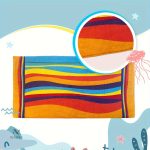 Accessoire d'été : serviette de plage ultra-douce et absorbante