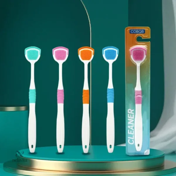 Gratte-langue en silicone pour une hygiène buccale optimale